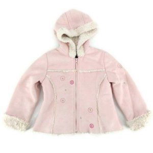 Rothschild Winter Jacket Coat Pink Floral Girls 4